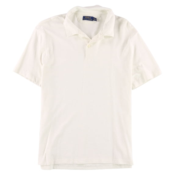 Ralph Lauren Mens Dockwash Rugby Polo Shirt, White, X-Large