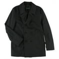 thumbnail image 1 of Ralph Lauren Mens Double-Breas Raincoat, Black, 36 Short, 1 of 1