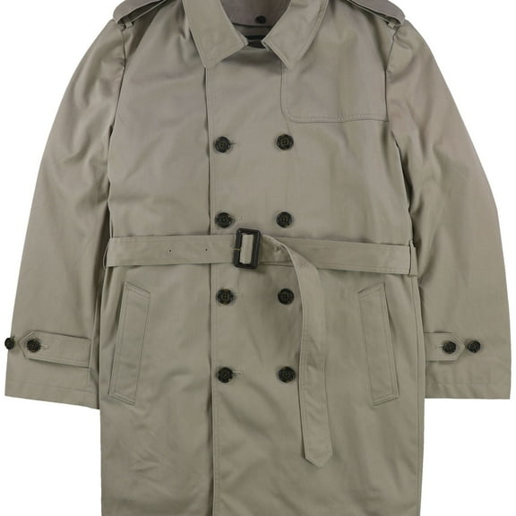 Ralph Lauren Mens Edmond Trench Coat, Beige, 40 Long
