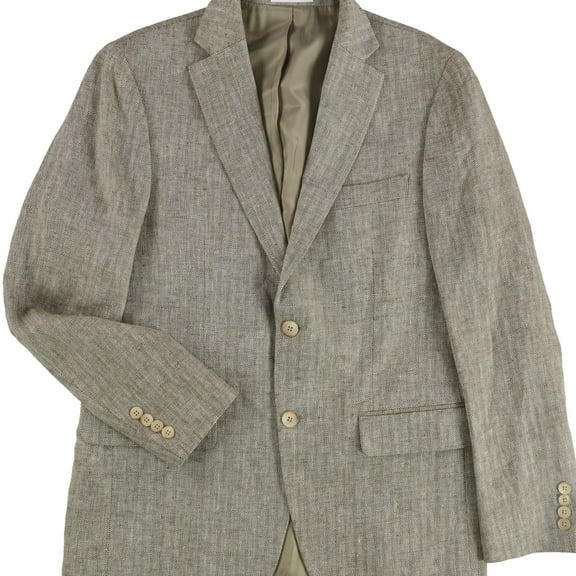 Lauren Ralph Lauren Mens UltraFlex Classic-Fit Linen Sport Coat Herringbone B4HP (46,Regular)