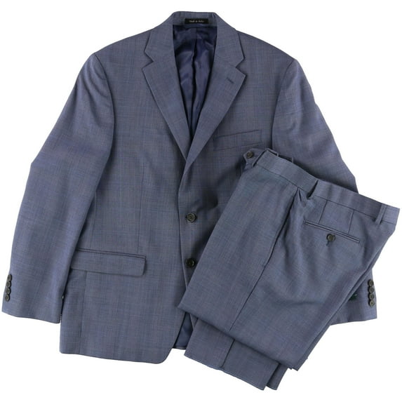 Ralph Lauren Mens Lexington Two Button Formal Suit, Blue, 40 Short / 34W x 35L