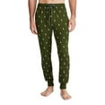 thumbnail image 1 of Ralph Lauren Mens Logo-Print Pajama Lounge Pants, Brown, Large, 1 of 3