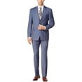 thumbnail image 1 of Ralph Lauren Mens Patterned Two Button Blazer Jacket, Blue, 46 Regular, 1 of 2