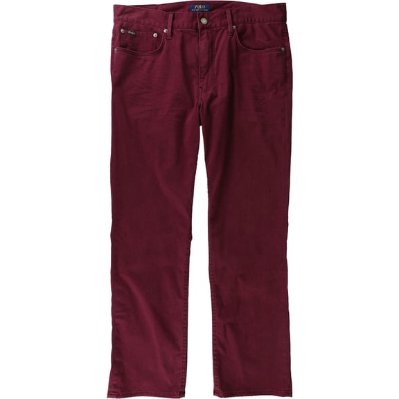 Ralph Lauren Mens Prospect Straight Stretch Jeans, Red, 32W x 30L