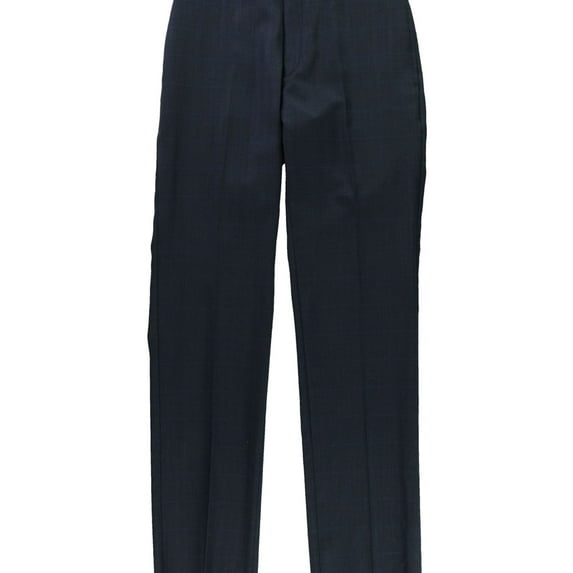 Ralph Lauren Mens Slim Fit Dress Pants Slacks, Blue, 34W x UnfinishedL