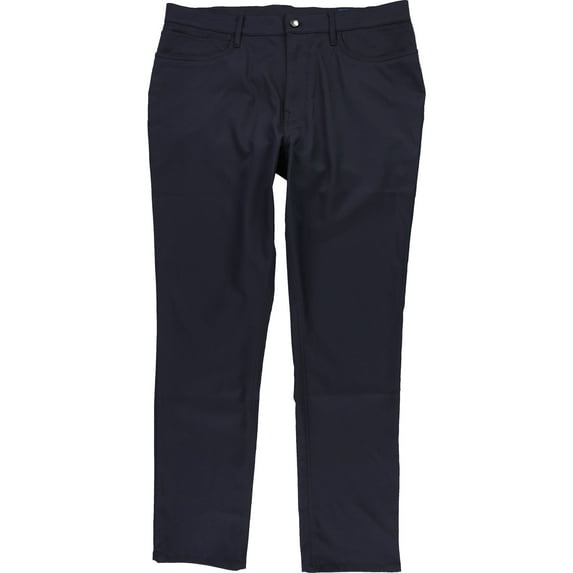 Ralph Lauren Mens Slim-Fit Performance Casual Chino Pants, Blue, 36W x 32L