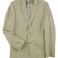 thumbnail image 1 of Ralph Lauren Mens Solid Two Button Blazer Jacket, Beige, 40 Long, 1 of 1