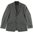 thumbnail image 1 of Ralph Lauren Mens Striped Two Button Blazer Jacket, Grey, 46 X-Long, 1 of 2