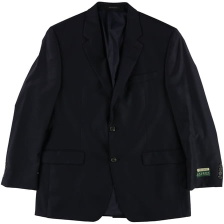 Ralph Lauren Mens Total Comfort Two Button Blazer Jacket, Blue, 42 Regular