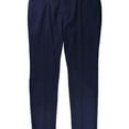 thumbnail image 1 of Ralph Lauren Mens Ultraflex Stretch Dress Pant Slacks, Blue, 43W x UnfinishedL, 1 of 2