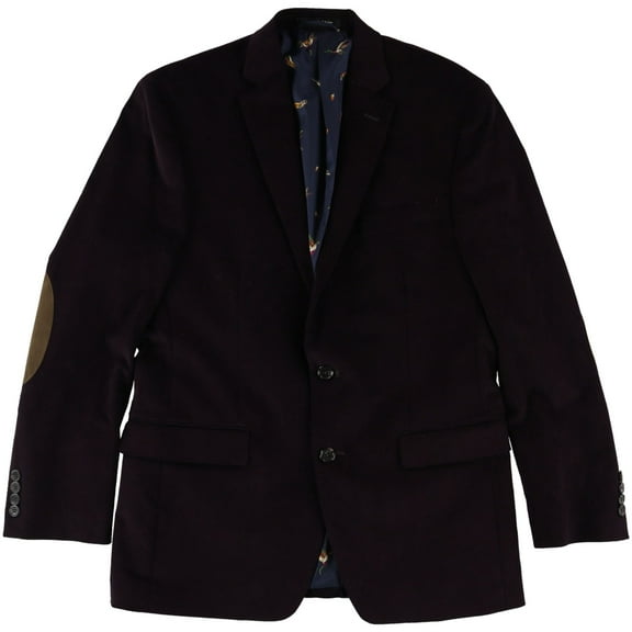 Ralph Lauren Mens Ultraflex Sport Coat, Purple, 43 Regular