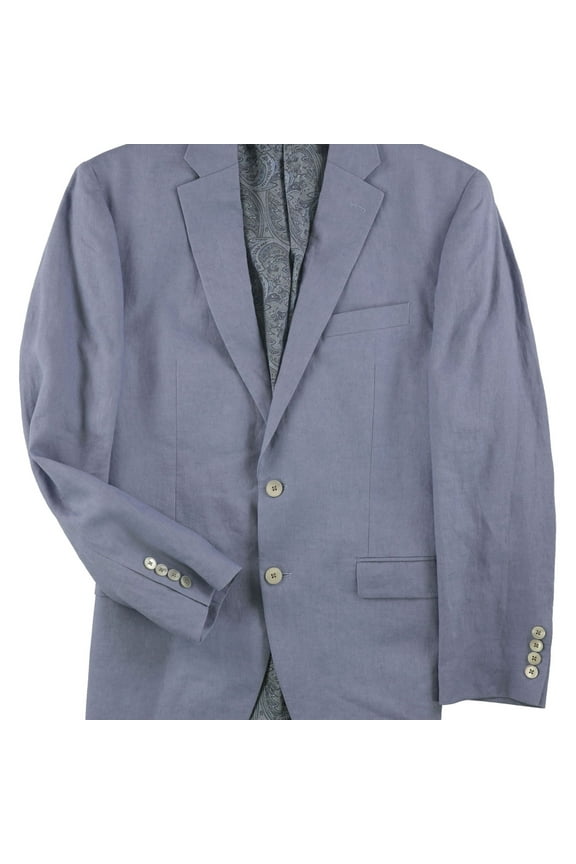 Mens Ultraflex Two Button Blazer Jacket, Blue, 40 Regular