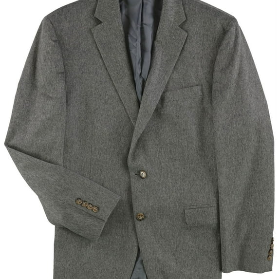 Ralph Lauren Mens Ultraflex Two Button Blazer Jacket, Grey, 36 Regular