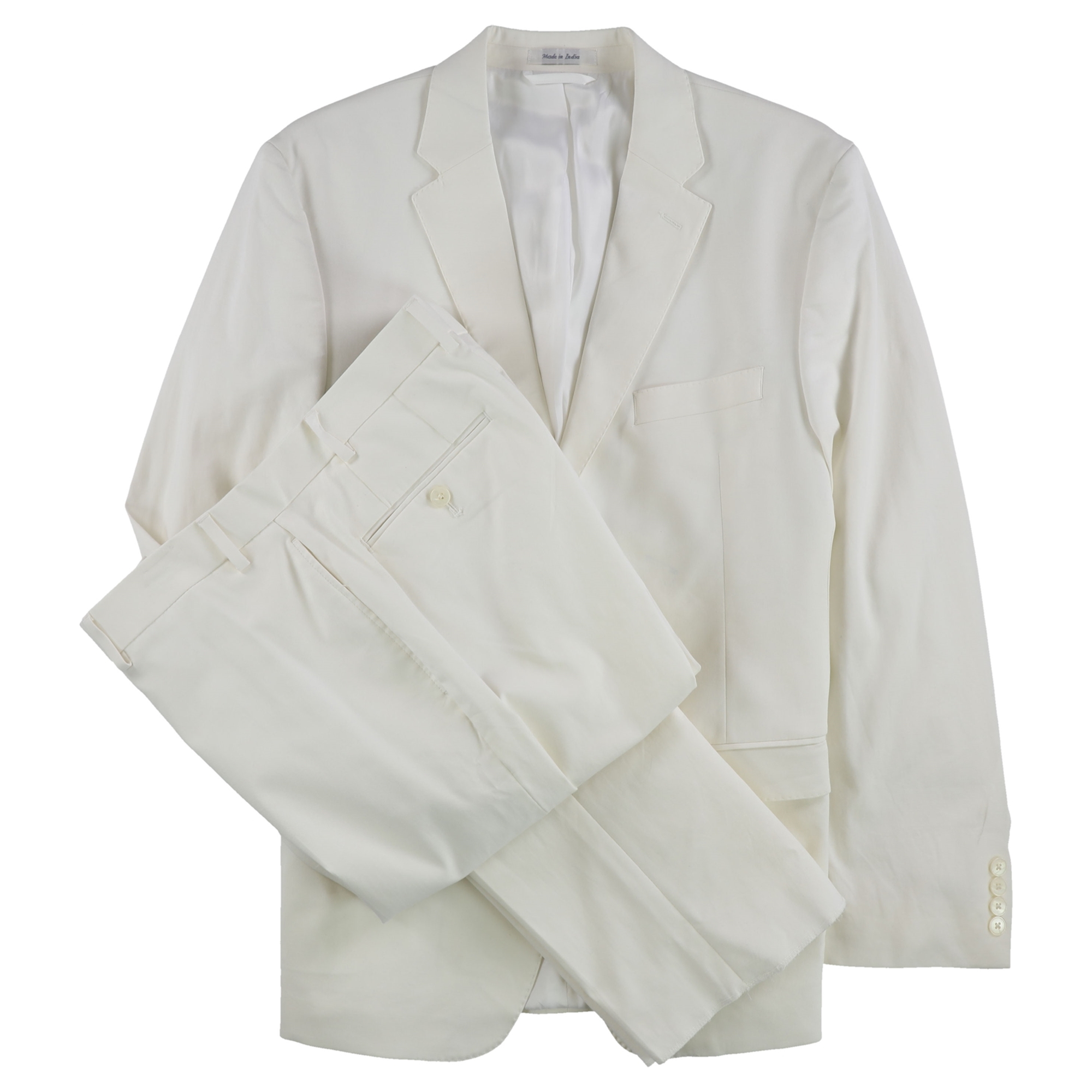 Ralph Lauren Mens Ultraflex Two Button Formal Suit white 43/Unfinished - image 1 of 2