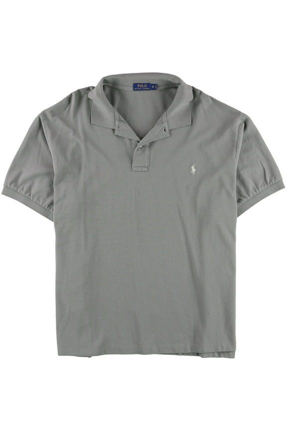 Mens Weathered Rugby Polo Shirt