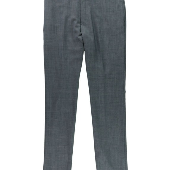 Ralph Lauren Mens Wool Dress Pants Slacks, Blue, 38W x UnfinishedL