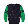 thumbnail image 1 of Ralph Lauren NAVY Boy's Embroidered Crewneck Sweater, US 9M, 1 of 1