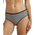 thumbnail image 1 of Ralph Lauren NAVY/SILK WHITE Women's Mid-Rise Hipster Brief Underwear, US Small, 1 of 4