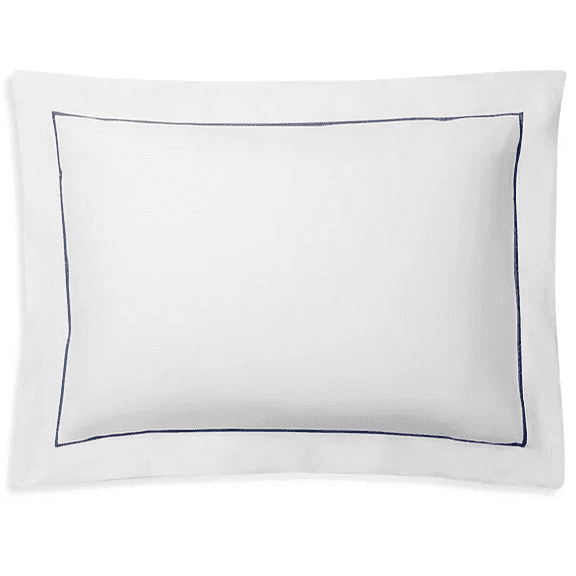 Ralph Lauren Navy Organic Cotton Percale Palmer King Sham