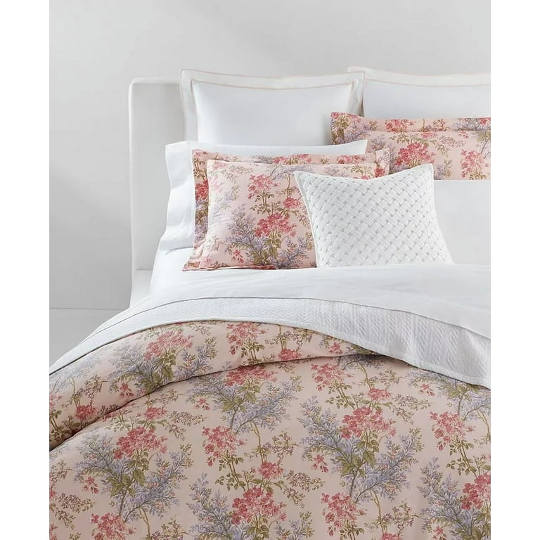 Ralph Lauren PINK Sadie Duvet Cover Set, US Full/Queen