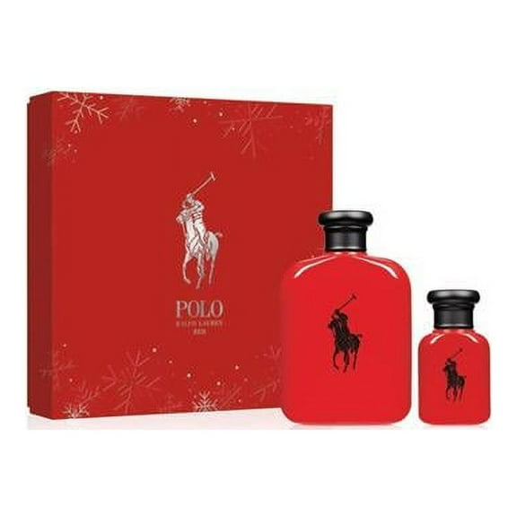 Ralph Lauren PORM10 Ralph Lauren Polo Eau de Toilette Gift Set for Men, Red