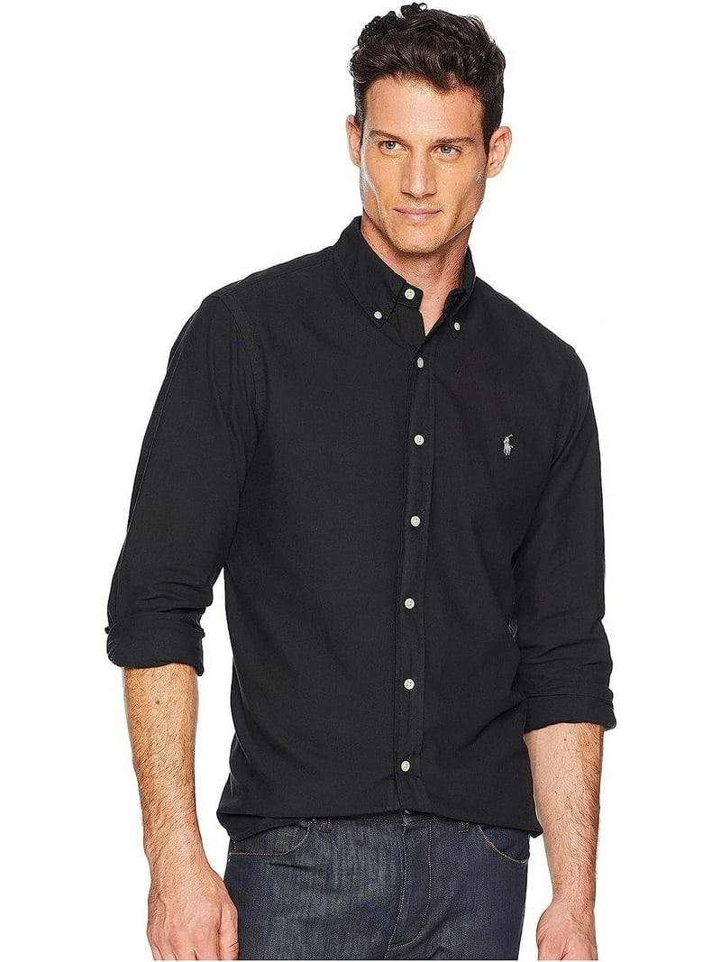 GUY ROVER Oxford Polo shirt ブラック メンズ L GUY ROVER Oxford Polo shirt ブラック メンズ L GUY ROVER