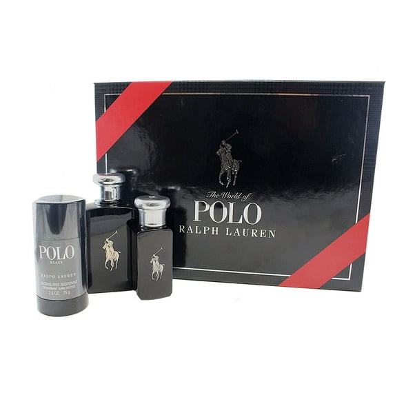 Ralph Lauren Polo Black Cologne Set For Men