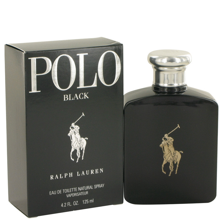 Ralph Lauren Polo Black Eau De Toilette Spray, 4.2 oz photo 1