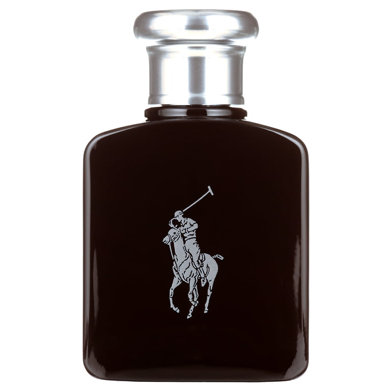 Ralph Lauren Polo Black Eau de Toilette, Cologne for Men, 2.5 fl