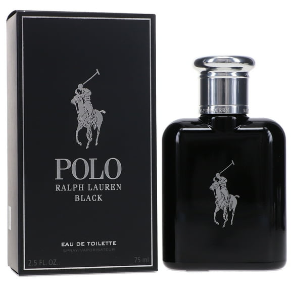 Ralph Lauren Polo Black Eau de Toilette, Cologne for Men, 2.5 fl oz