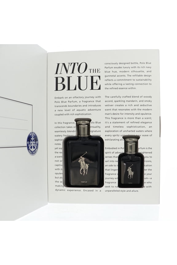 Polo Blue Parfum 2pcs Gift Set For Men
125ml Parfum Spray + 40ml Parfum Spray + Funnel