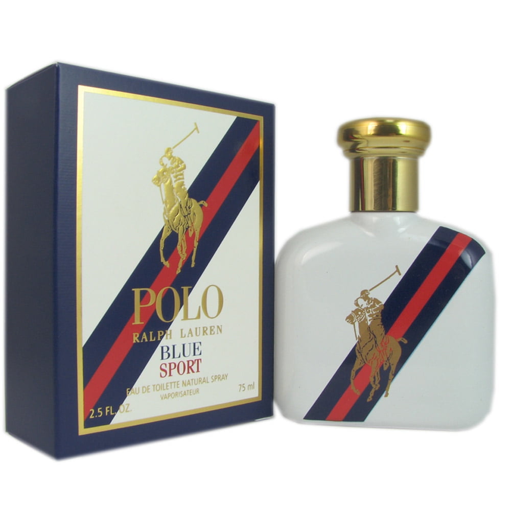 Ralph Lauren Polo Blue Sport Eau De Toilette Spray, Cologne for Men, 2.5 Oz