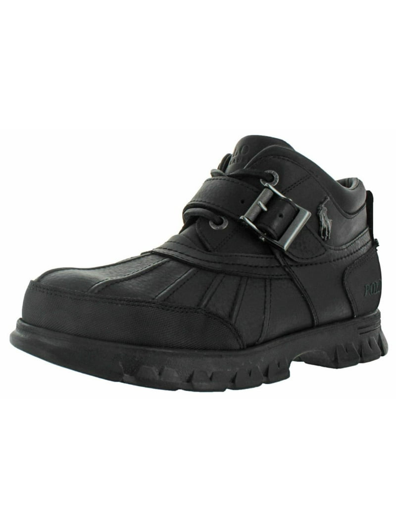 Ralph Lauren Polo Dover III Men's Black Rugged Duck Boots Size 14