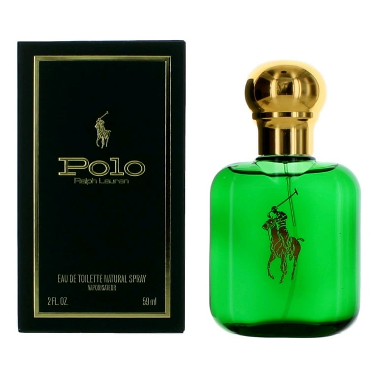 Ralph Lauren POLO Men's Eau De Toilette Spray, Iconic Green