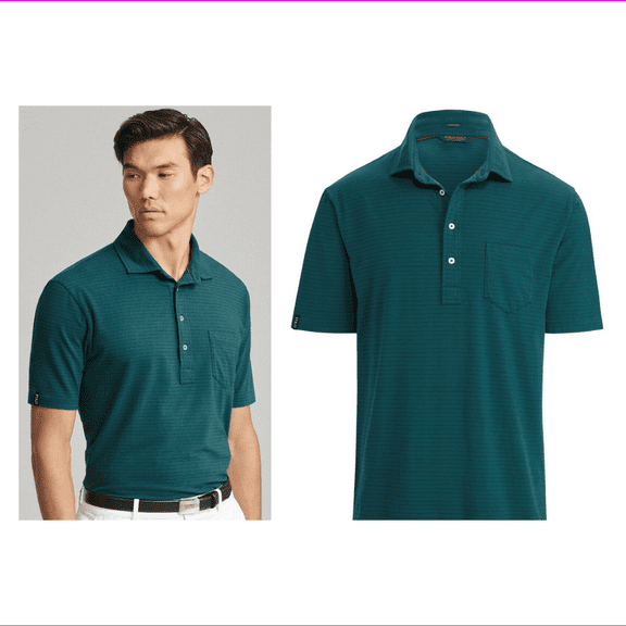 Ralph Lauren Polo Golf Active Fit Stretch Lisle Polo Green XXL