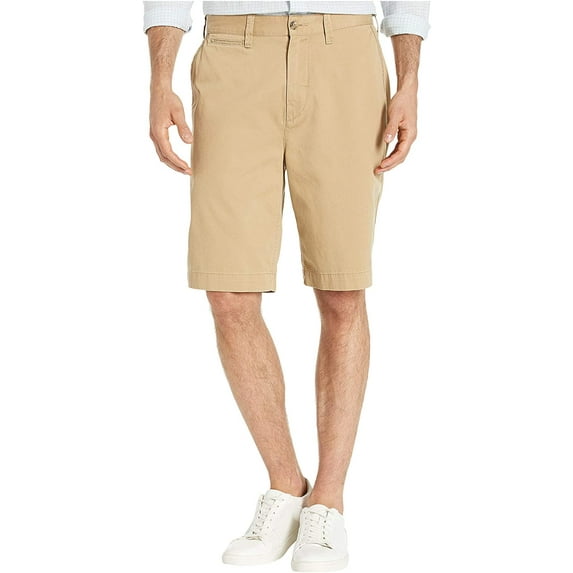 Ralph Lauren Polo Men's Relaxed Fit Cotton Twill 10 Chino Flat Front Shorts, 33