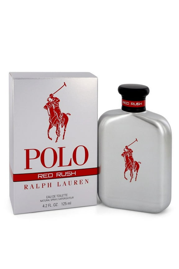Polo Red Rush Eau De Toilette Spray, Cologne for Men, 4.2 Oz