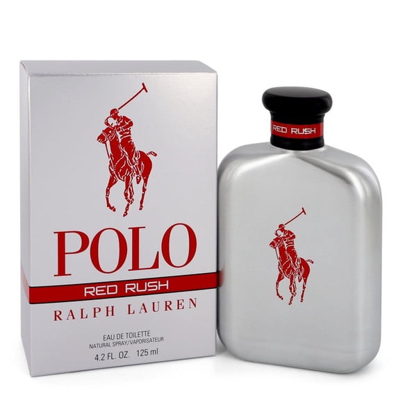 Ralph Lauren Polo Red Rush Eau De Toilette Spray, Cologne for Men, 4.2 Oz