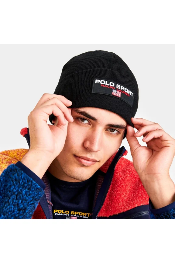Polo Sport Logo Beanie Hat