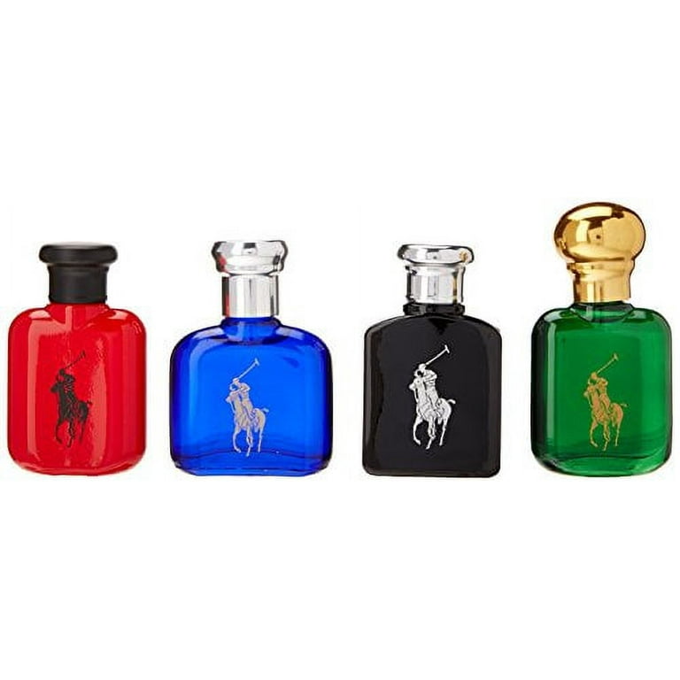 Ralph Lauren Polo Mini Cologne Variety Gift Set for Men, 4 Pieces