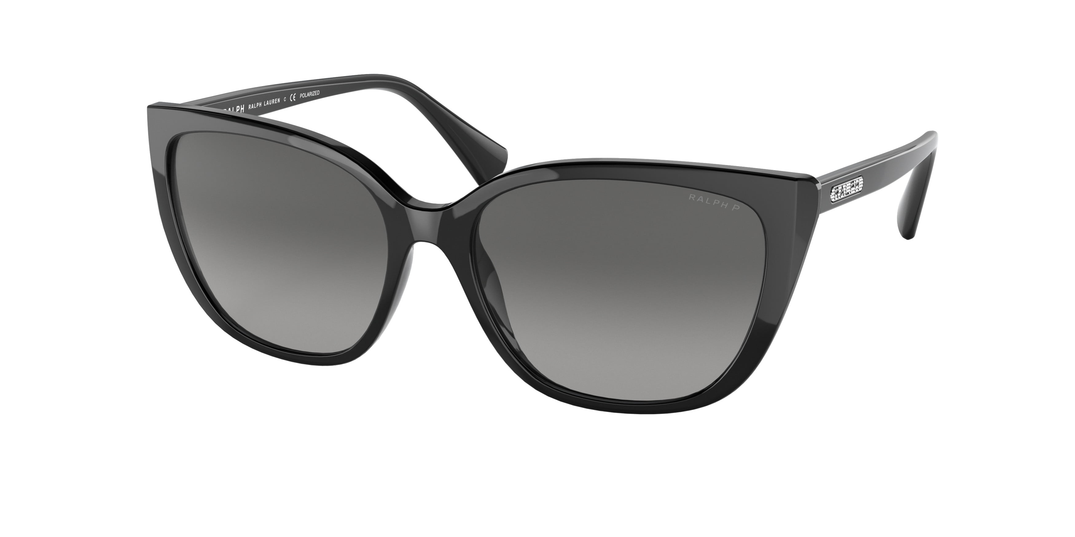 RALPH LAUREN Black Polarized 56mm Women\'s Sunglasses Ralph Lauren Sunglasses main image 3