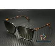 Ralph Lauren RA 5293 Plastic Womens Square Sunglasses Shiny Black 56mm Adult