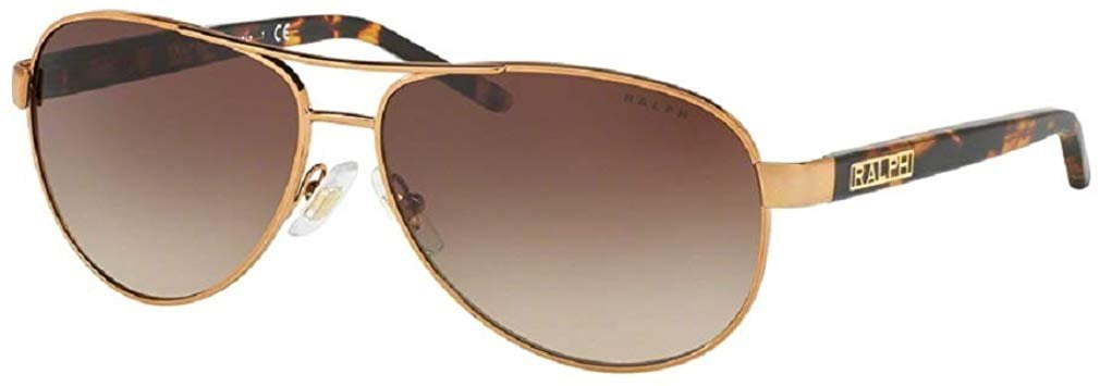 Ralph Lauren RA4096 106/T5 59M Gold/Brown Gradient Polarized Pilot