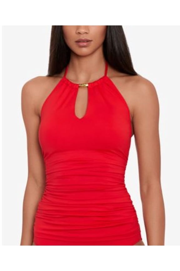 Lauren Ralph Lauren Women's Tankini Bathing Suit Swim Top Swimwear Swimsuit New