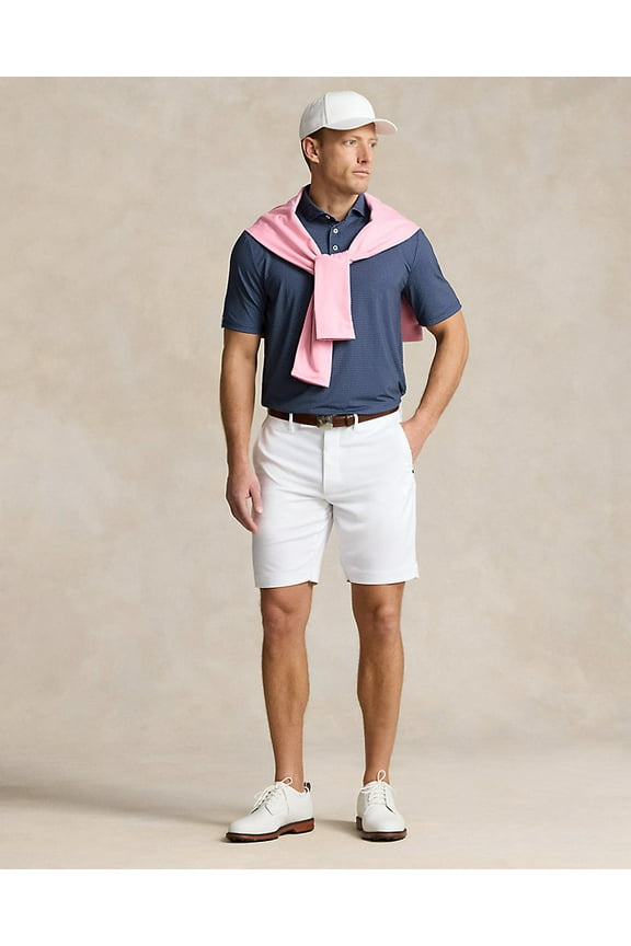 Ralph Lauren RLX Men's 9-Inch Tailored Fit Performance Golf Shorts White-38