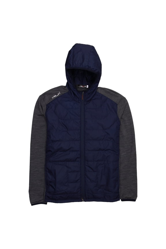 RLX Men's Quilted Puffer Jacket with Logo