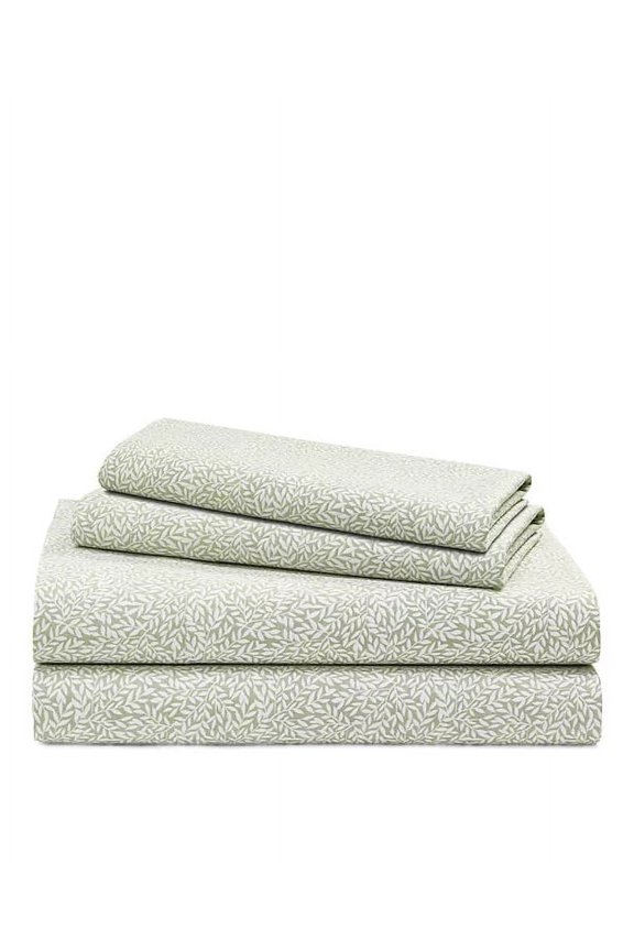 SAGE LEAF Spencer Leaf Sheet Set, US Queen