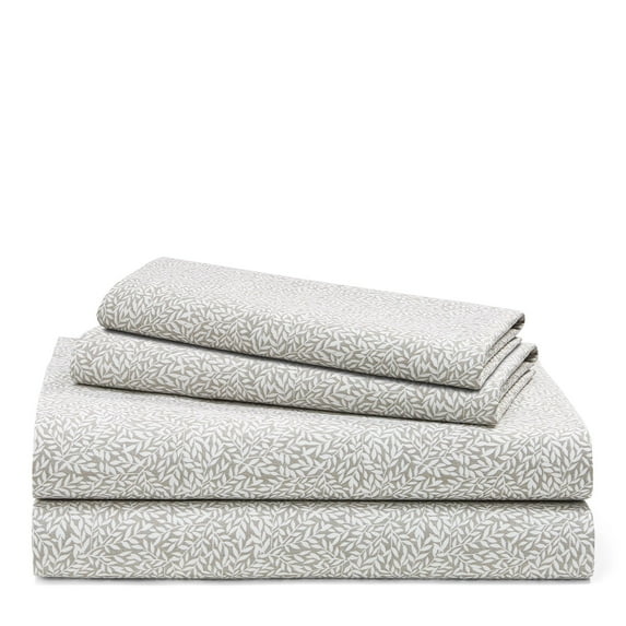 Ralph Lauren STONE GREY LEAF Spencer Leaf 4-Pc. Sheet Set, Queen