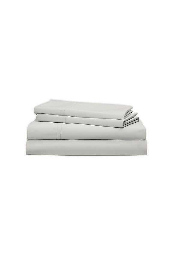 Ralph Lauren STONE GREY Spencer 475 Thread Count Sateen 4-Pc. Sheet Set, Queen