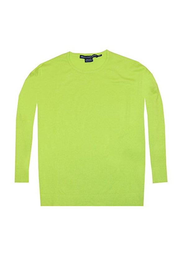 Sport Women Crew Neck Boyfriend Fit Sweater (S, Marathon green)